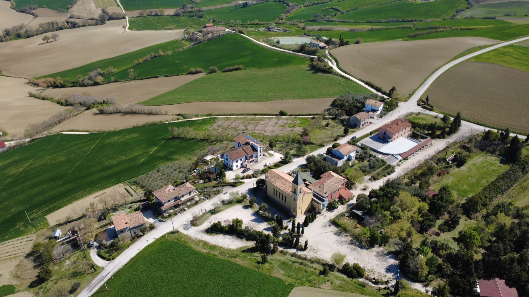 Vista del paesaggio intorno a B&B Spicello